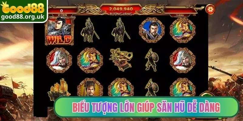 Slot Sơn Tinh Thủy Tinh - Săn Thưởng Thần Thoại Kịch Tính 3 Biểu tượng lớn giúp săn hũ dễ dàng
